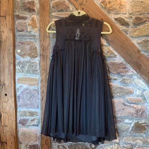 Free People Mock Neck Mini Dress